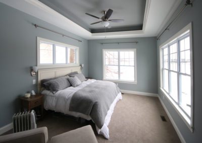 master bedroom gray saint louis lake winter