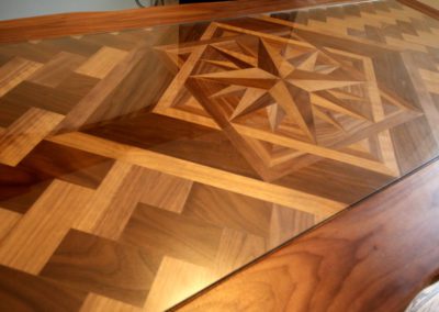 office desk master carpentry inlaid patterns
