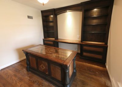 full home office desk master carpentry inlaid patterns