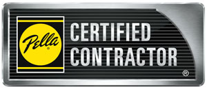 pella certified contractor logo windows