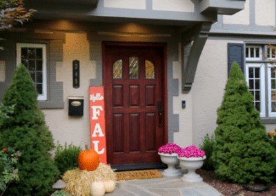 fall autumn exterior door entrance