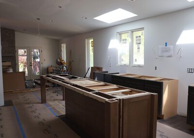 kitchen addition under construction