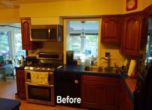 kitchen before remodel