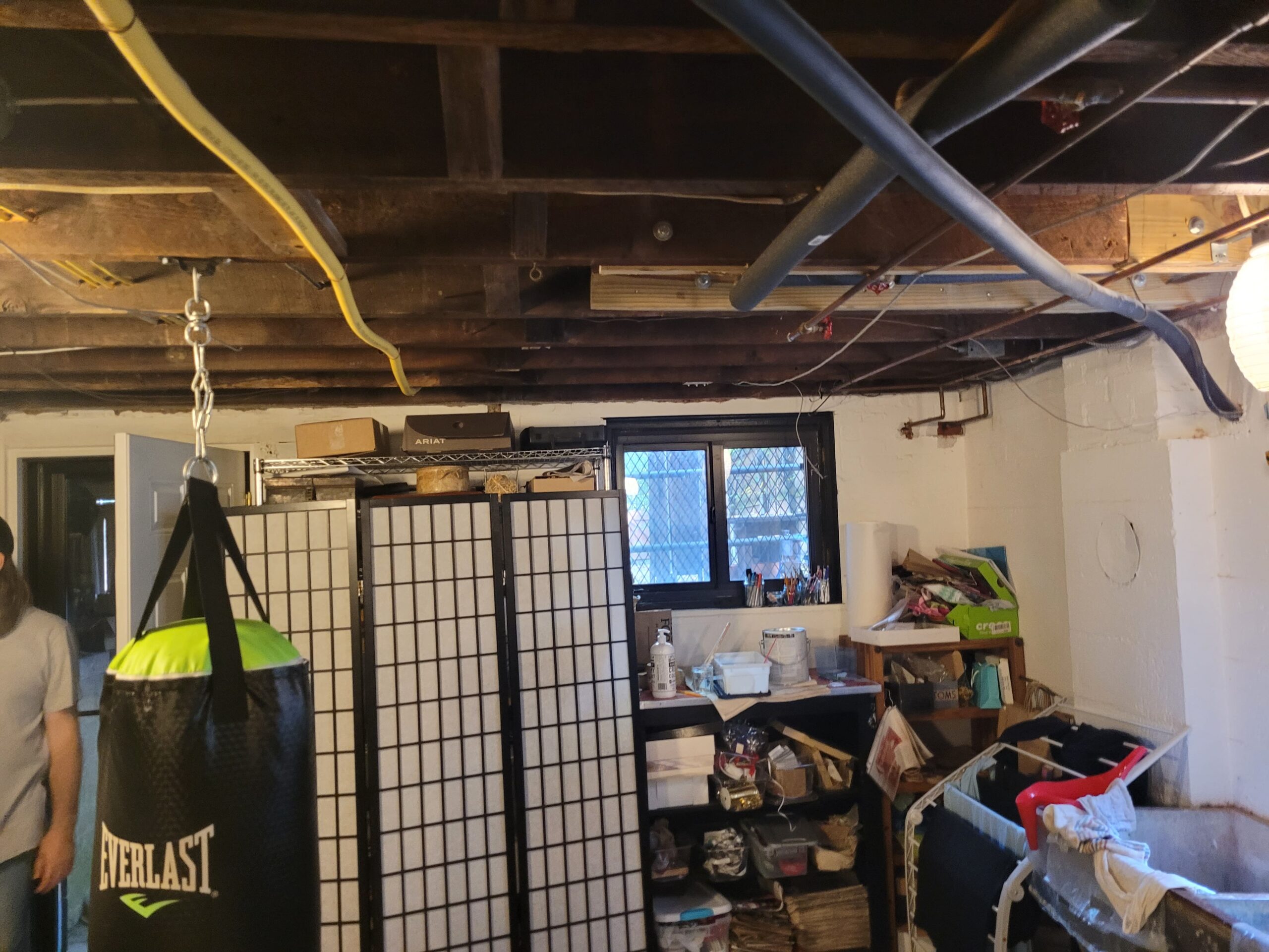 historic-carriage-house-agape-construction-st-louis interior carriage house before