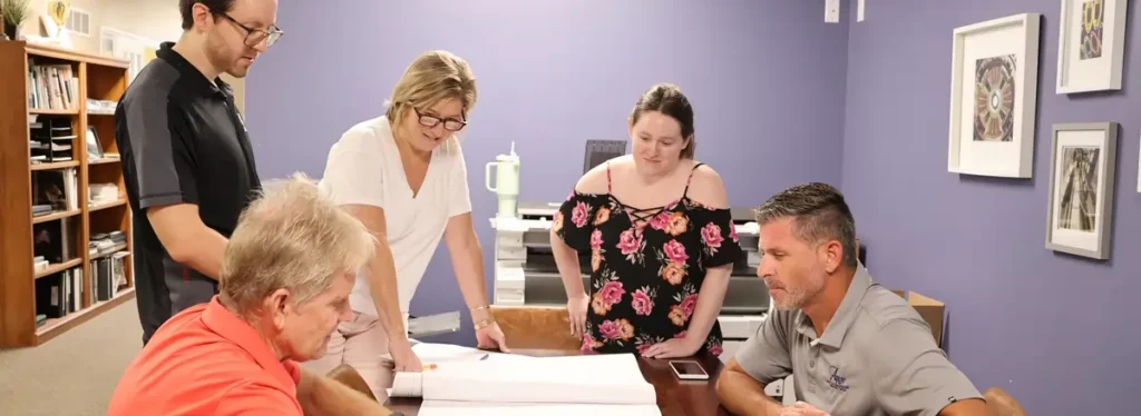 Agape design team meeting