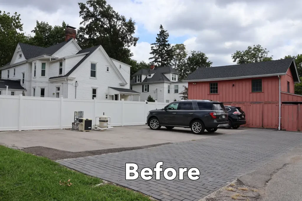 before Agape built the carriage house