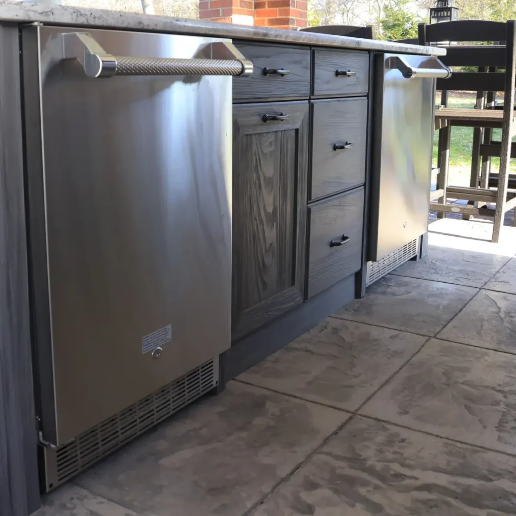 outdoor living kitchen pavilion