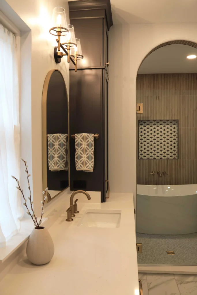 primary bathroom by Agape Construction