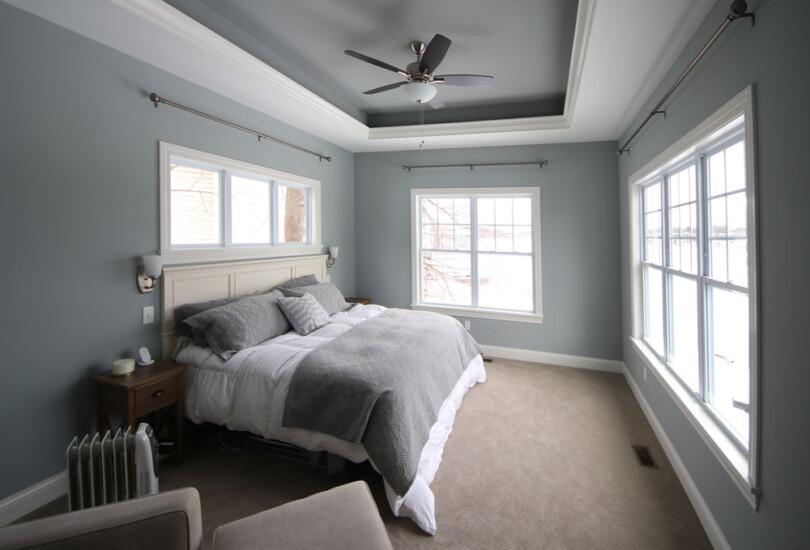 master bedroom gray saint louis lake winter