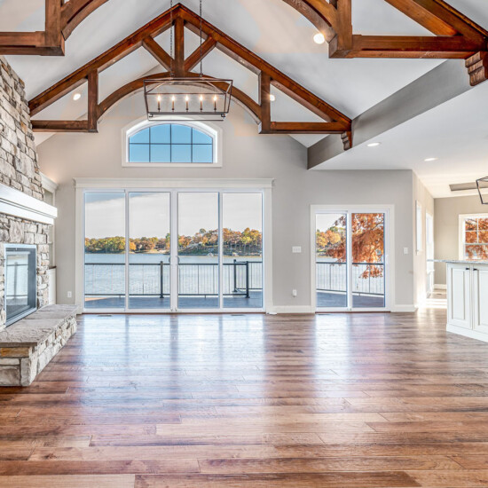 wide open window hardwood floor new home open floorplan in Lake St. Louis