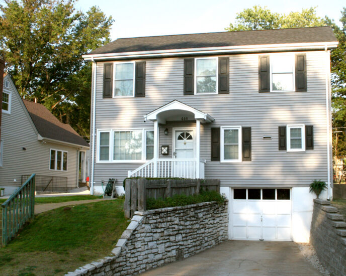 after photo remodel repair garage hill