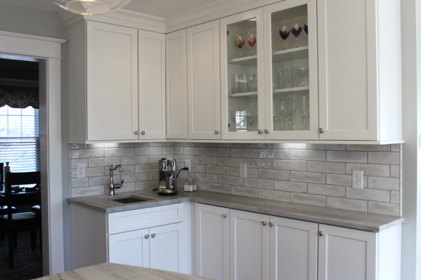countertops cabinets kitchen white