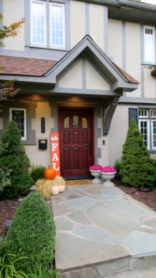 fall autumn exterior door entrance