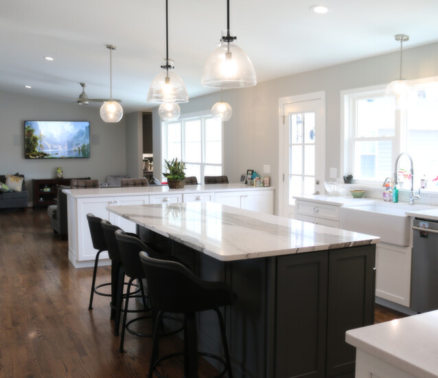 kitchen living open concept