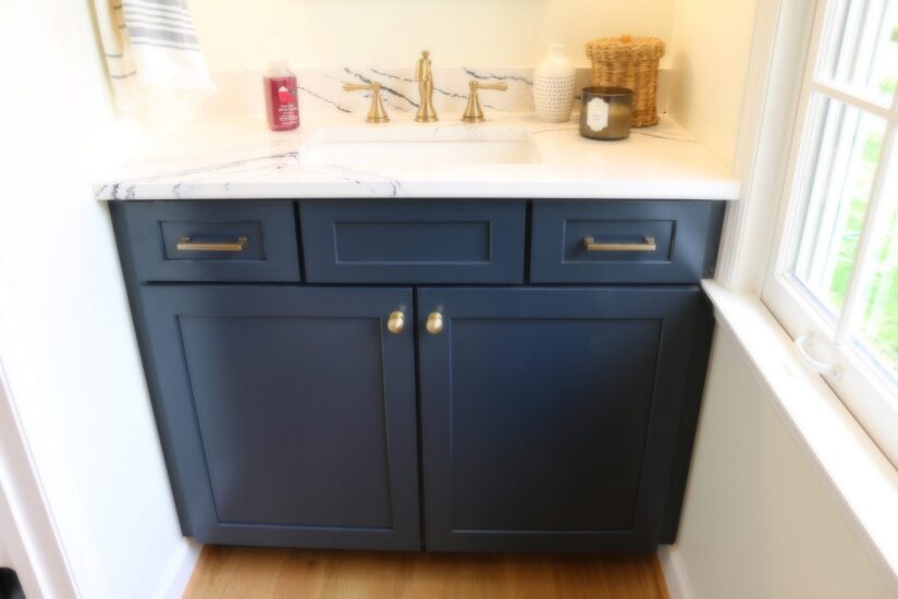 vanity powder room