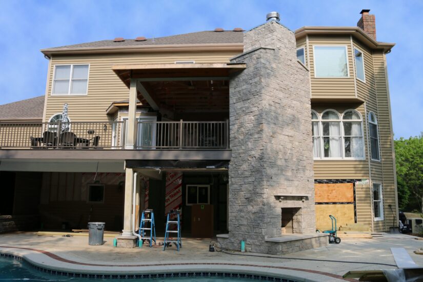 fireplace patio