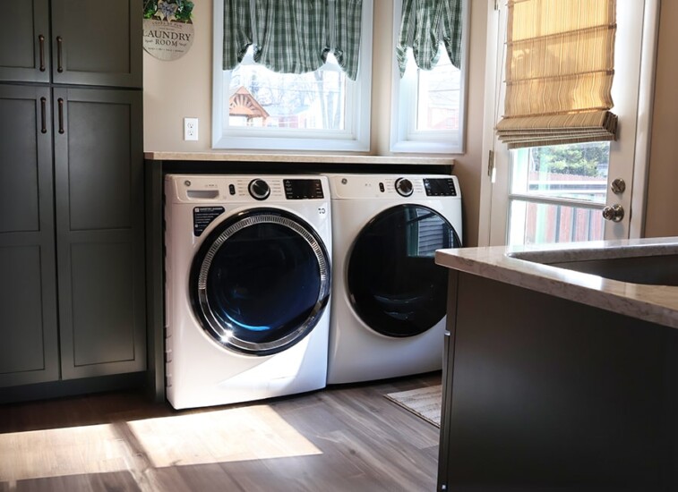 interior laundry room addition