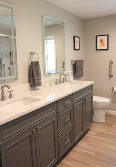 in law suite home addition bathroom