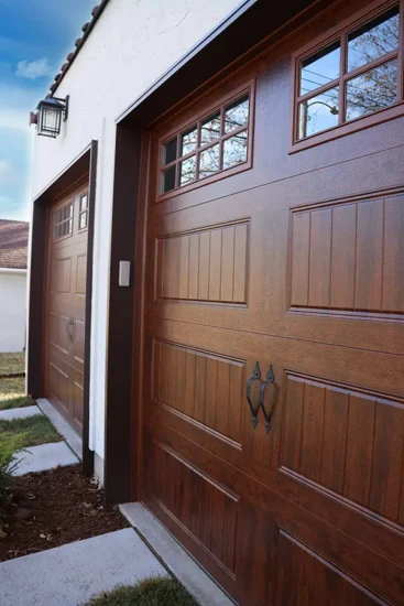 A completed, detached garage project by Agape Construction.