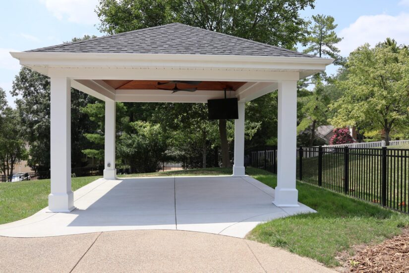 outdoor living detached pavilion