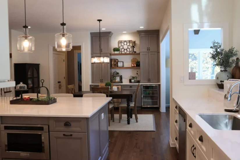 open concept kitchen