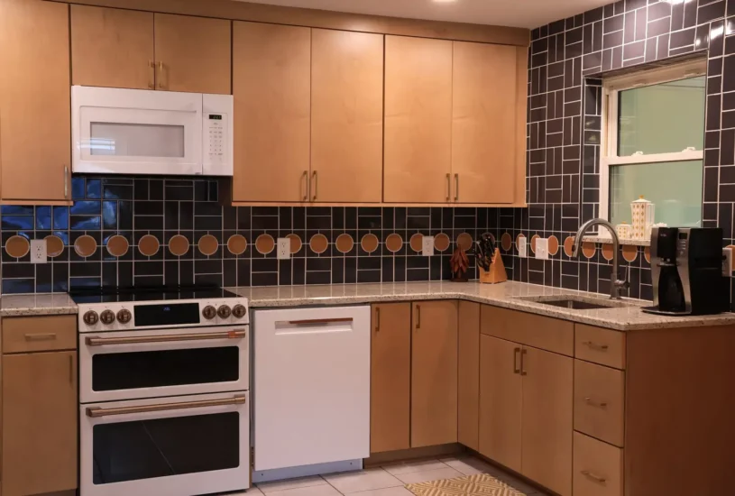 mid century modern kitchen