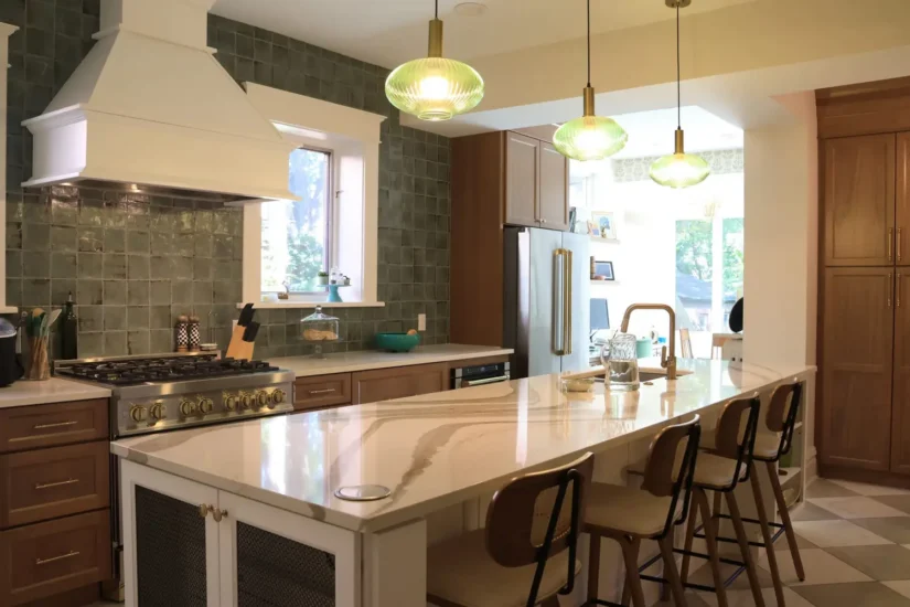 historic home with new kitchen open concept
