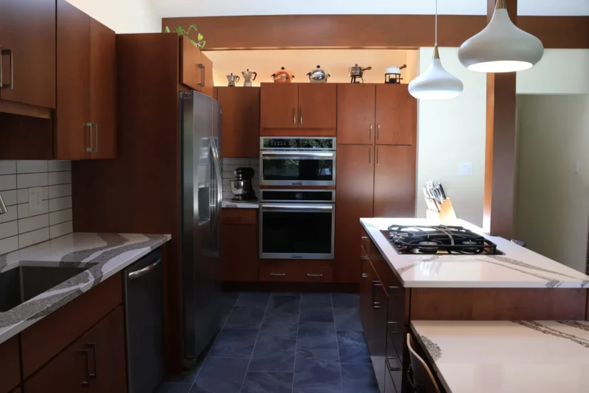 mid century modern kitchen
