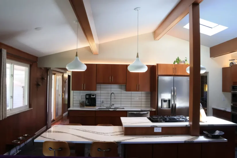 mid century modern kitchen