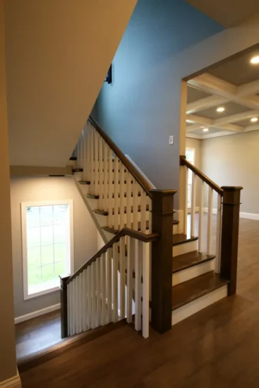 stairs leading to finished basement