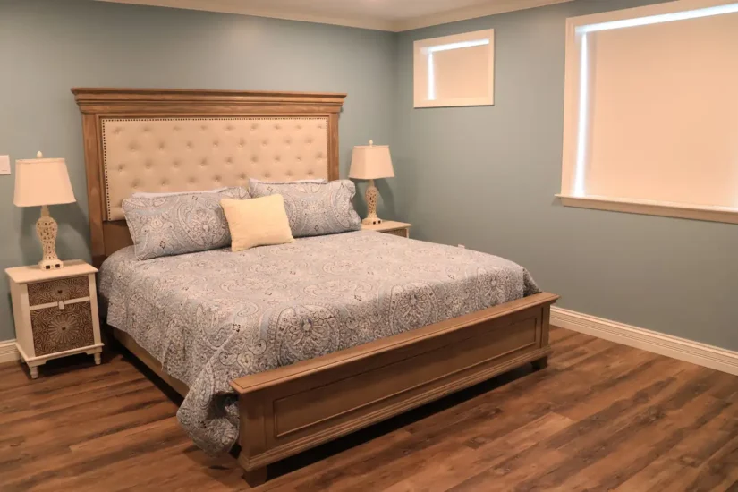 basement bedroom