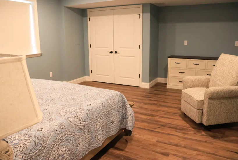 basement bedroom