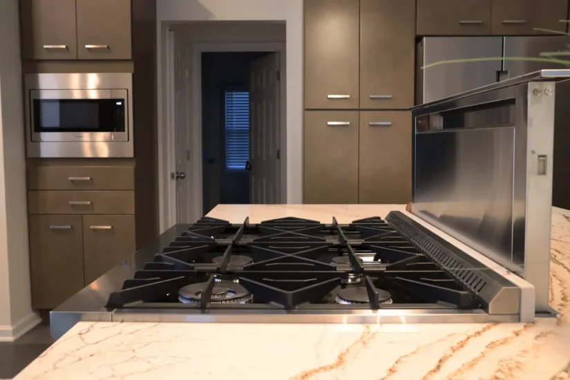 island hood pop up in kitchen