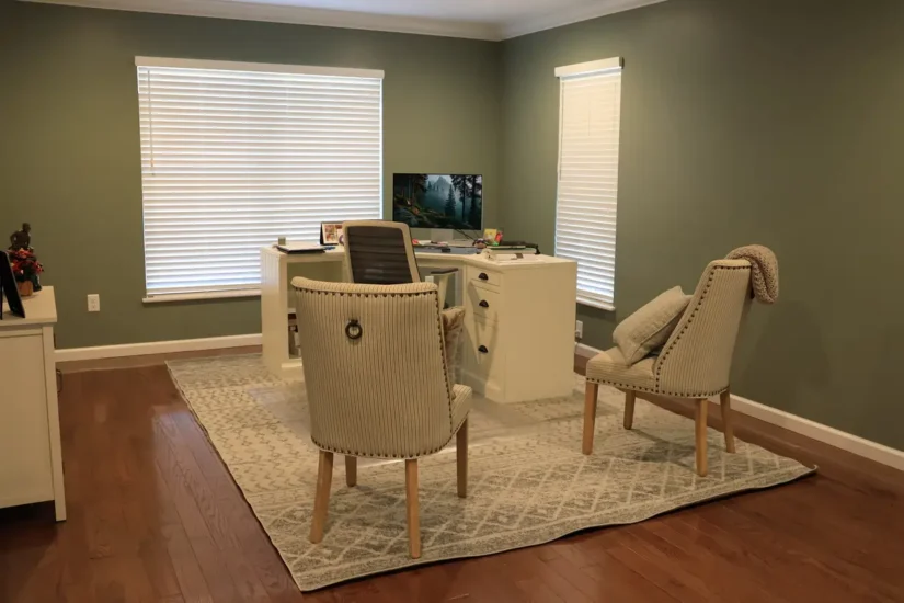 rear addition primary bedroom or office