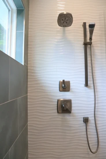 primary bathroom shower