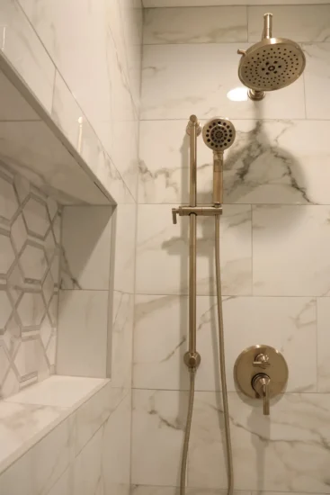 primary bathroom addition