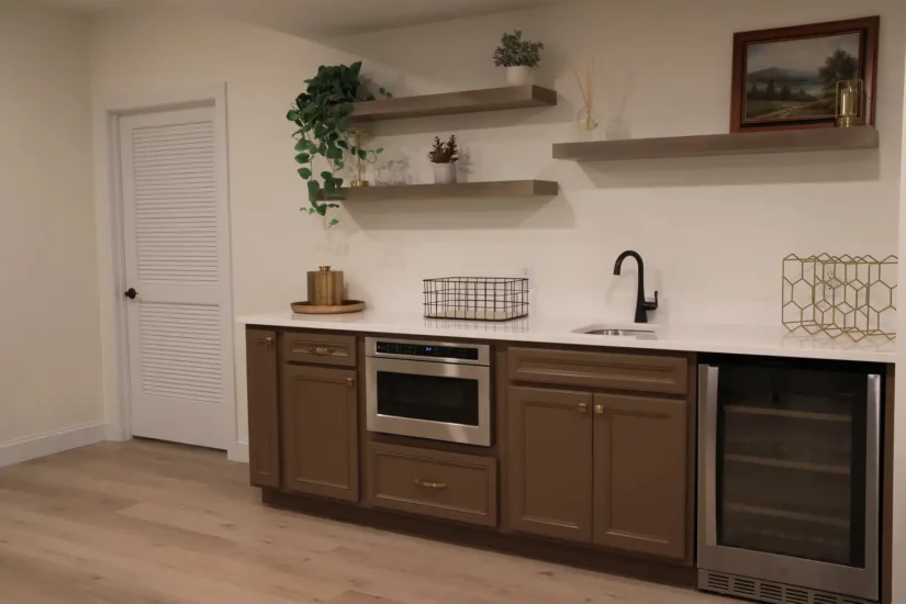 basement beverage bar