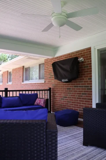 rear covered deck