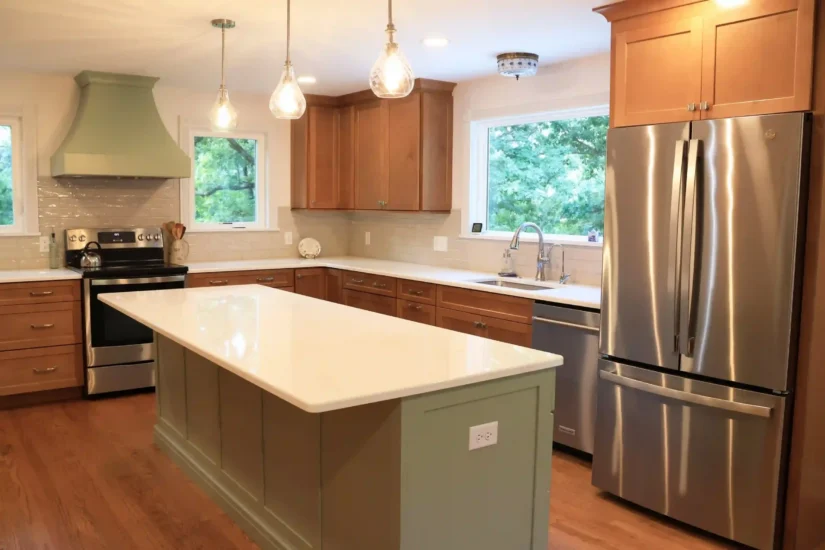 Kitchen addition by Agape Construction